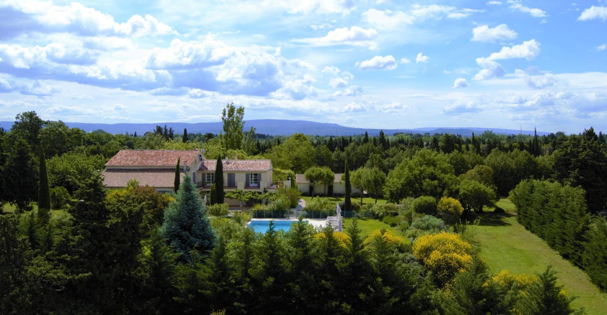 Mas Les Fleurs D'Hilaire Bed & Breakfast Monteux Exterior foto